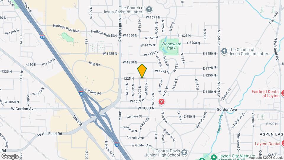 1220 N 250 W Map and Location Details