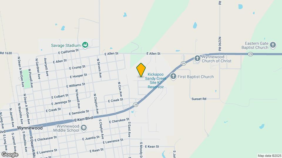 1404 Prospect Dr Mapa y Detalles de la Ubicación
