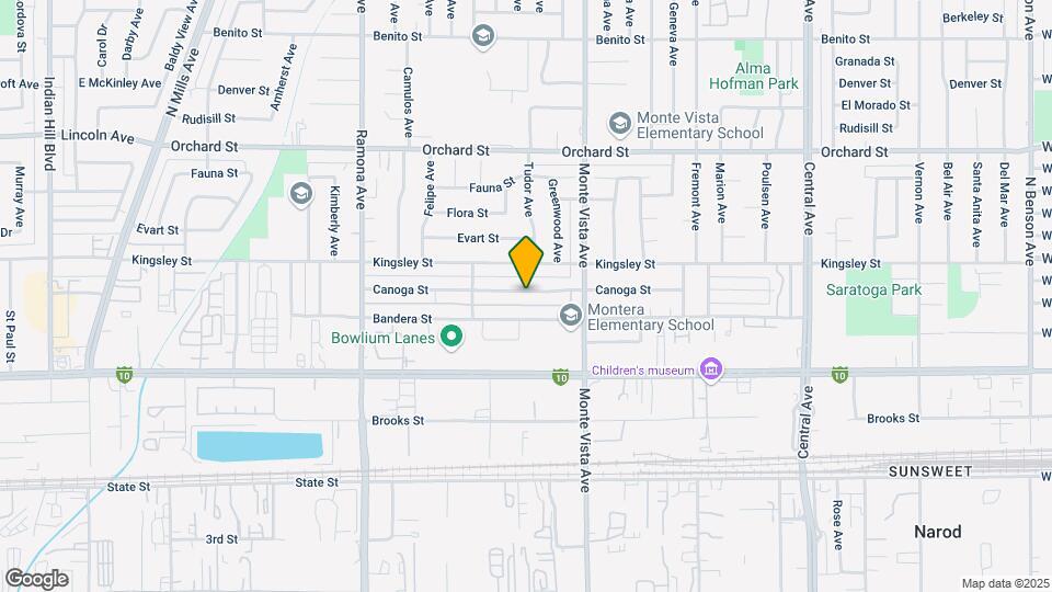 4791 Canoga St Map and Location Details