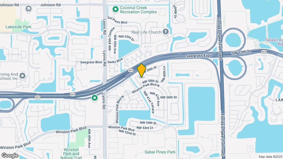 5865 NW 41st Way Mapa y Detalles de la Ubicación