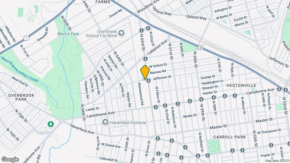 848 N 63rd St Map and Location Details