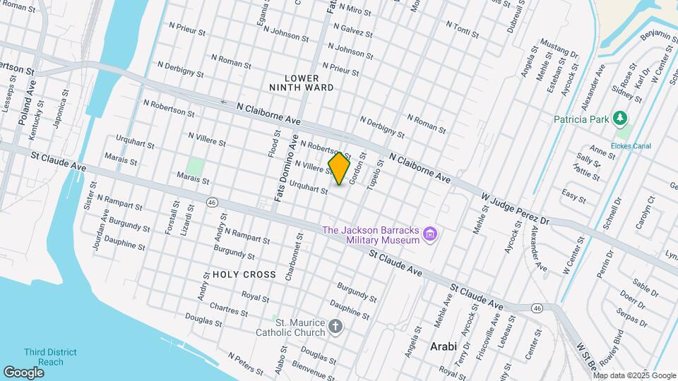 5923 Urquhart St Map and Location Details