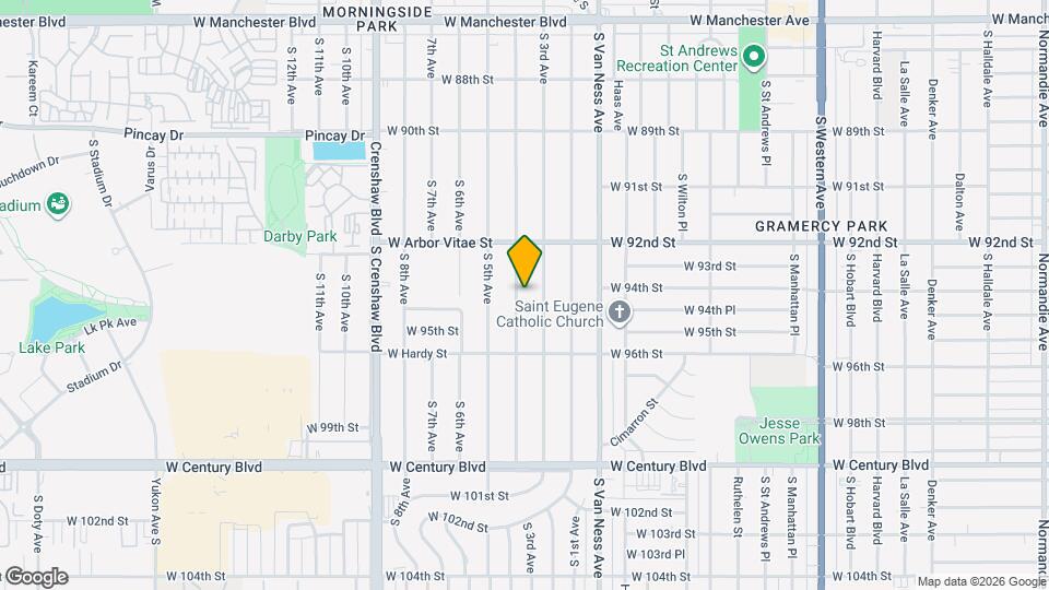 9410 S 4th Ave Mapa y Detalles de la Ubicación