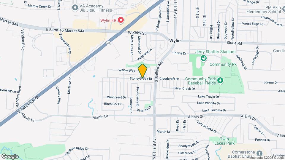 405 Stoneybrook Dr Map and Location Details