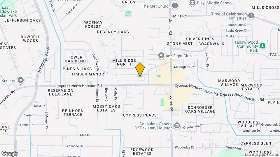 11214 Rocky Mill Dr Map and Location Details