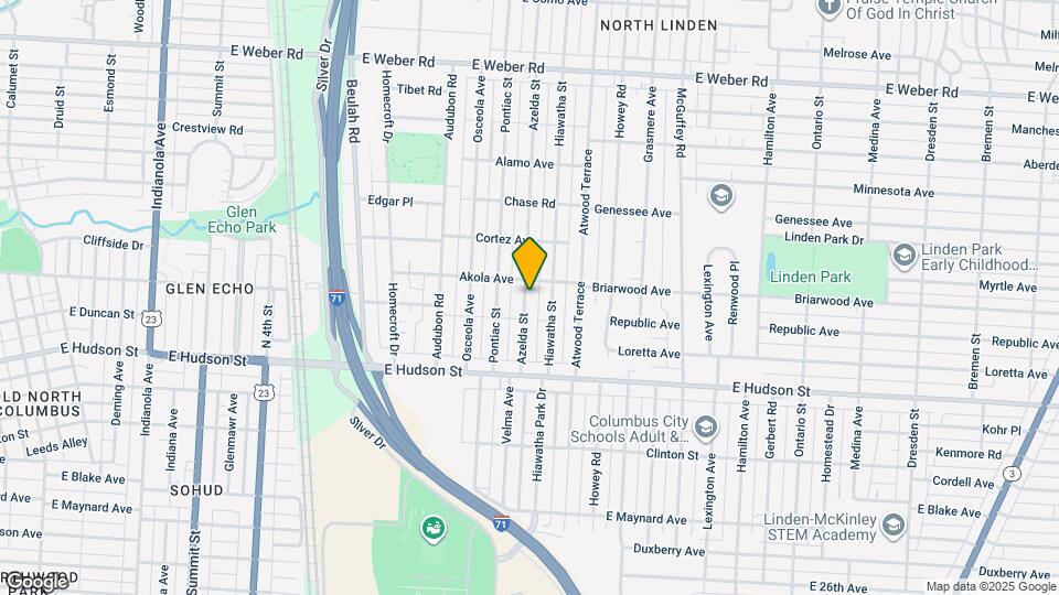 2540 Azelda St Map and Location Details