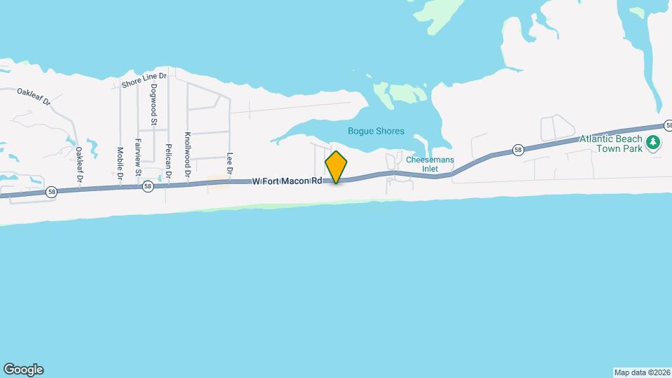 2111 W Fort Macon Rd Map and Location Details