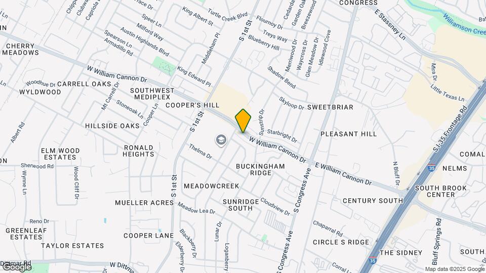 317 W William Cannon Dr Map and Location Details