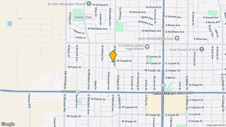 403 N Railroad Ave Mapa y Detalles de la Ubicación