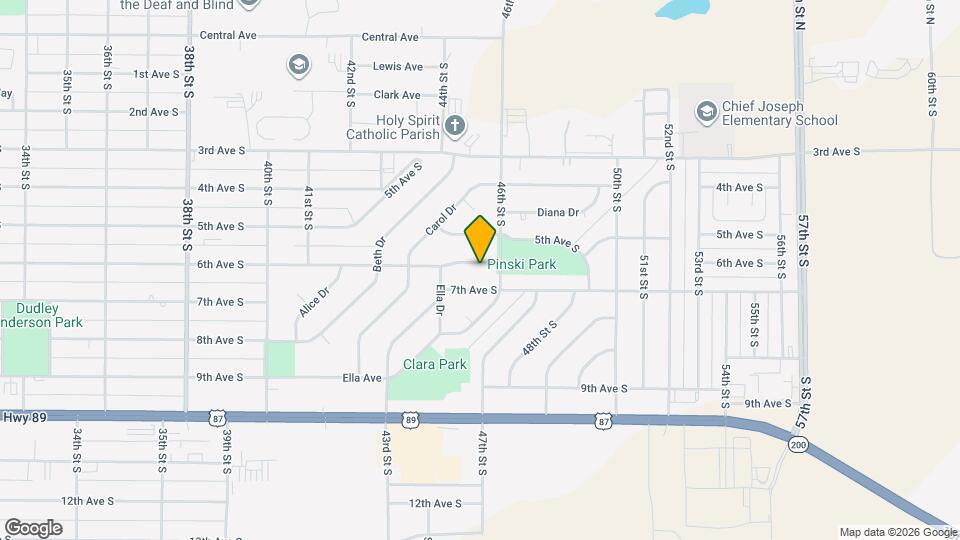 4424 6th Ave S Mapa y Detalles de la Ubicación