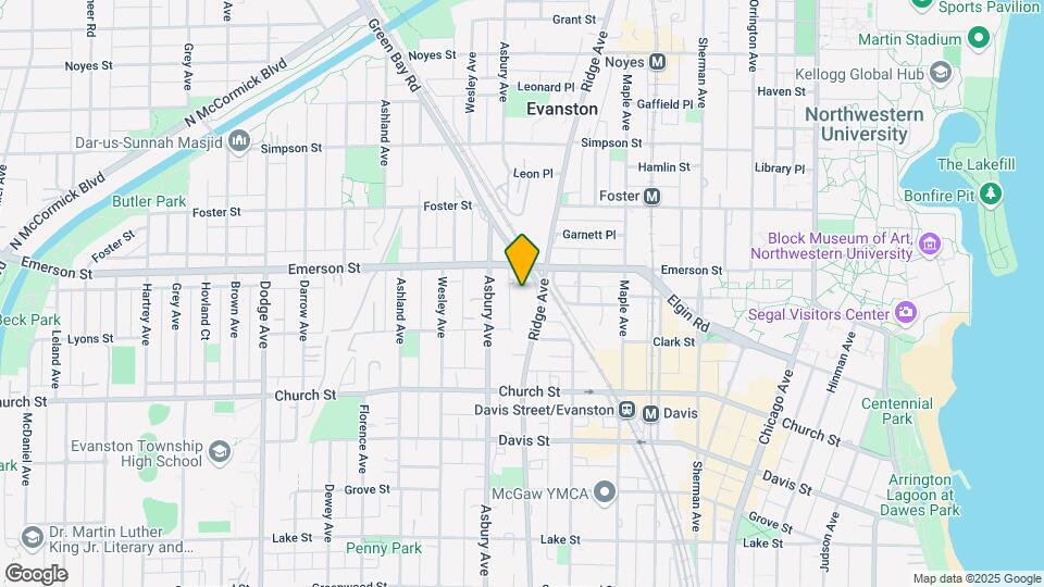 1834 Ridge Ave Map and Location Details