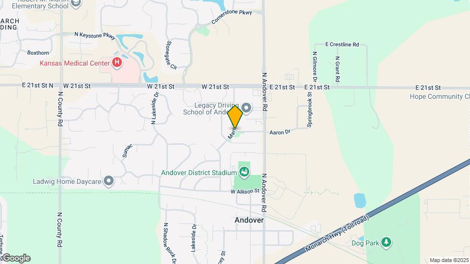 323 Aaron Dr Mapa y Detalles de la Ubicación