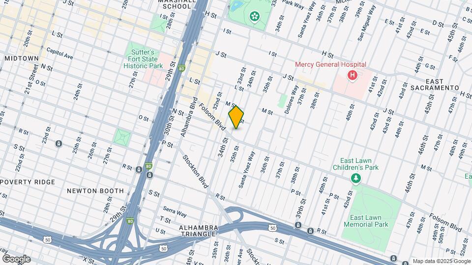 1459 34th St Map and Location Details