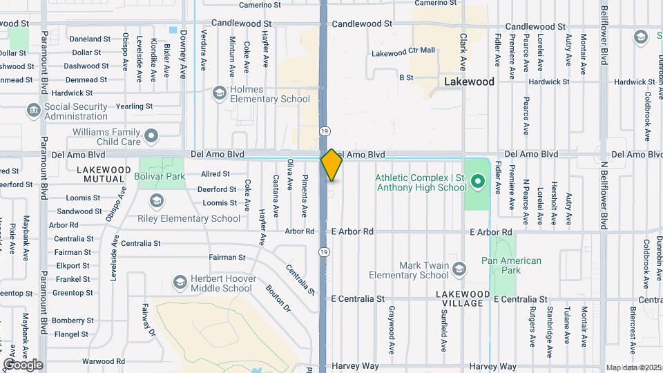 4818 N Lakewood Blvd Map and Location Details