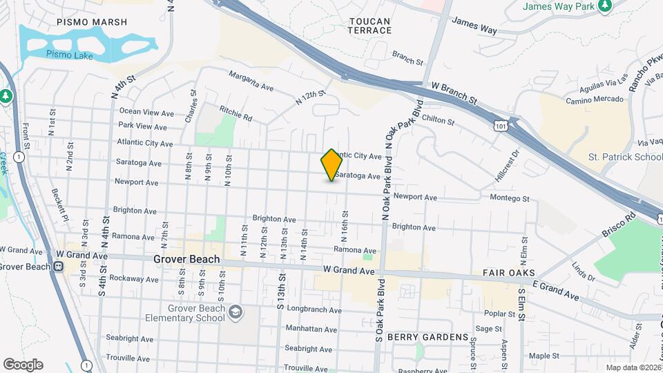 1531 Newport Ave Mapa y Detalles de la Ubicación