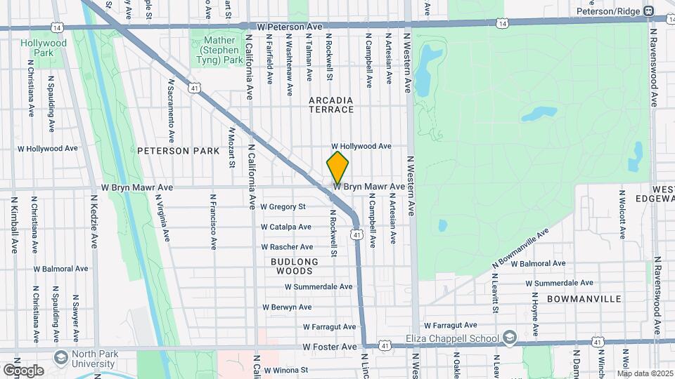 2559 W Bryn Mawr Ave Map and Location Details