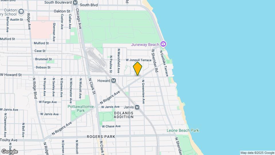 1517 W Howard St, Unit 301 Mapa y Detalles de la Ubicación