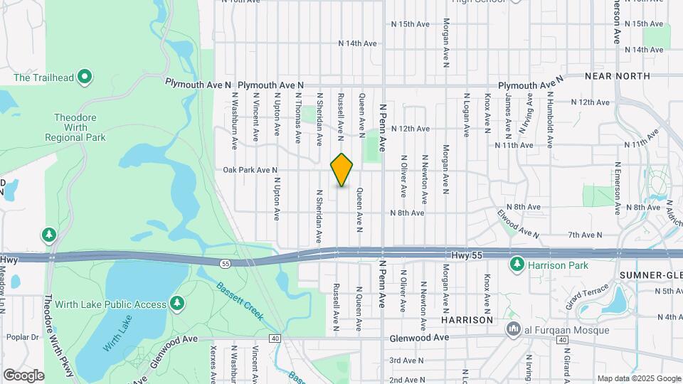 824 Russell Ave N Map and Location Details