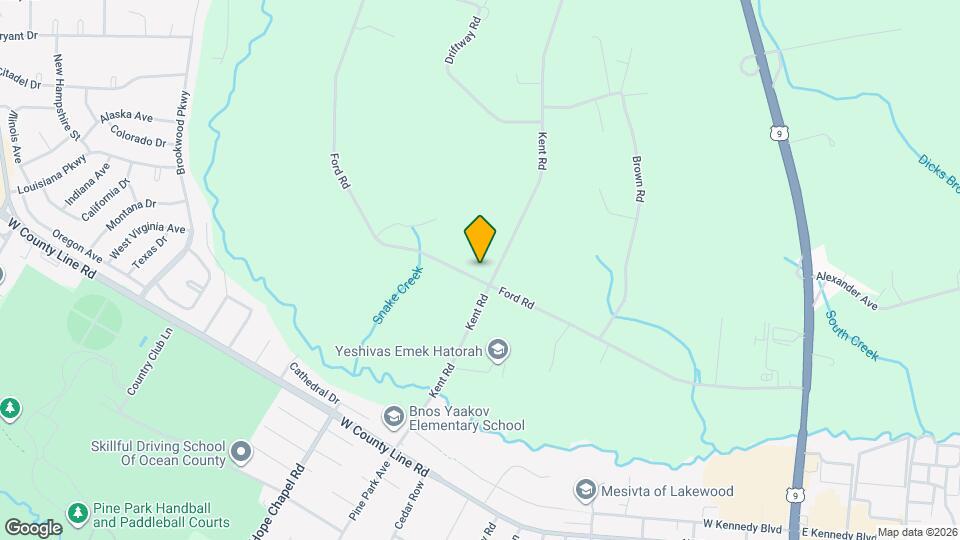 257 Ford Rd Map and Location Details