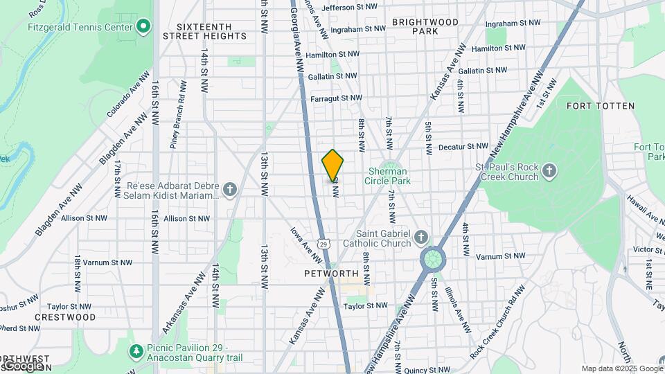 4610 9th St NW Map and Location Details