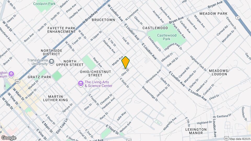 633 Ohio St Map and Location Details