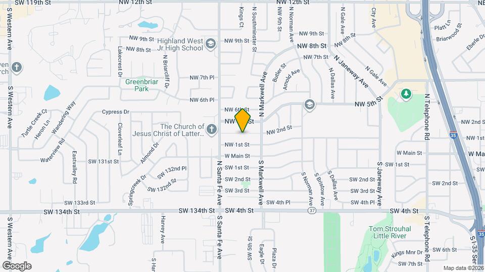 1028 NW 2nd St Map and Location Details