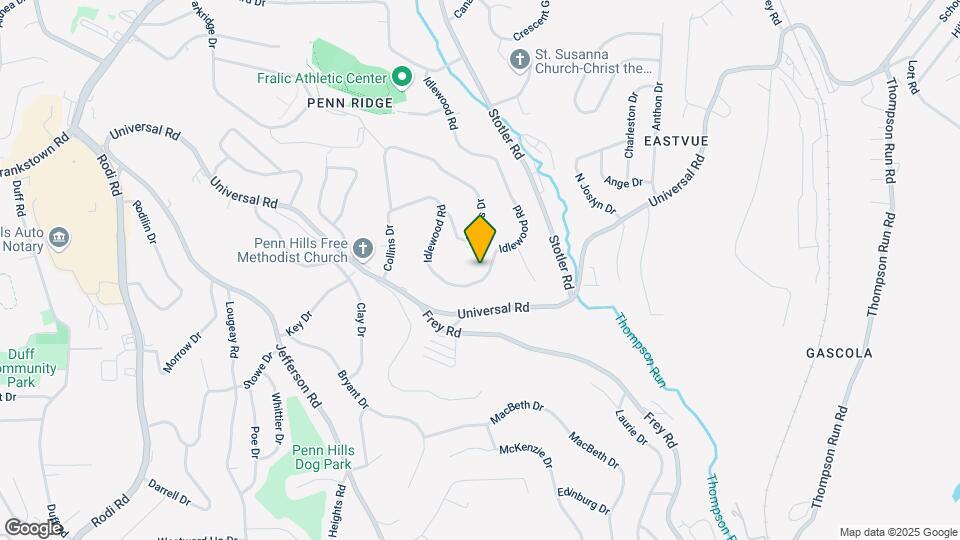 323 Idlewood Rd Map and Location Details