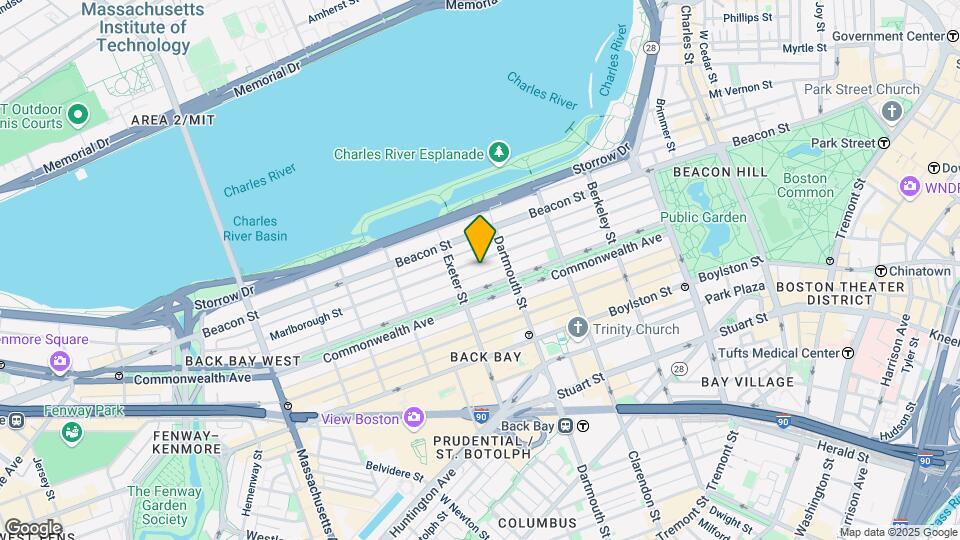 178 Marlborough St, Unit BR Map and Location Details