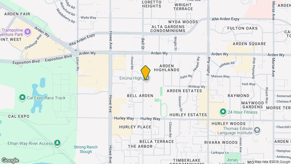 1511 Bell St Map and Location Details