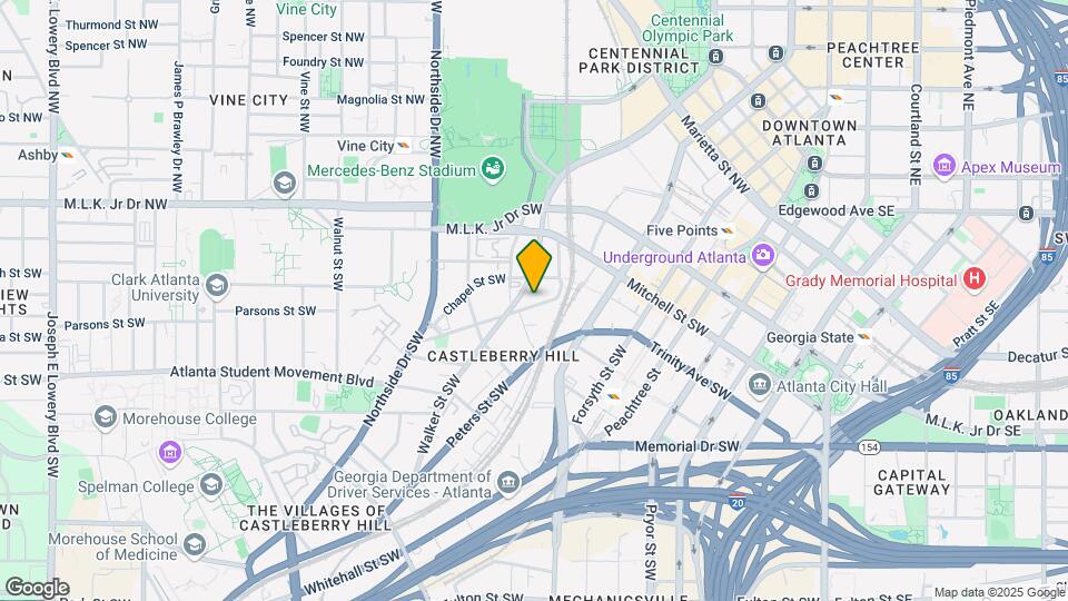 Castleberry Point Lofts Map and Location Details
