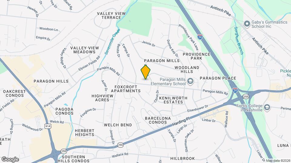 306 Paragon Mills Rd Map and Location Details