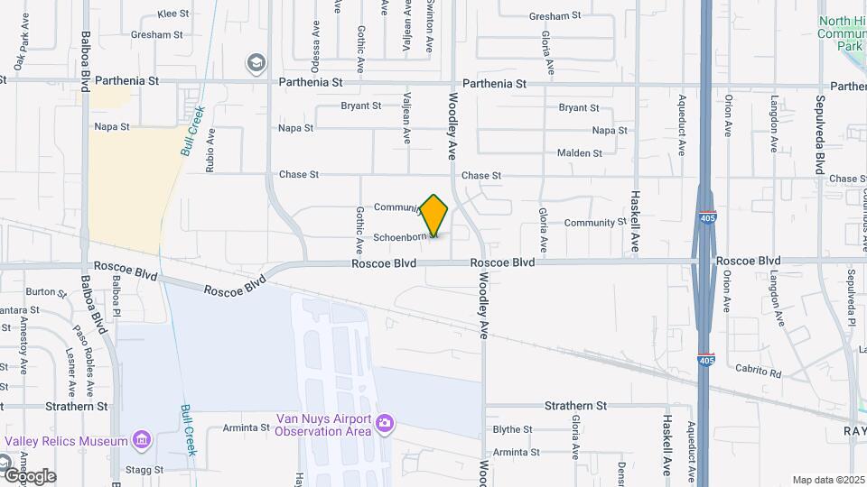 16220 Schoenborn St Map and Location Details