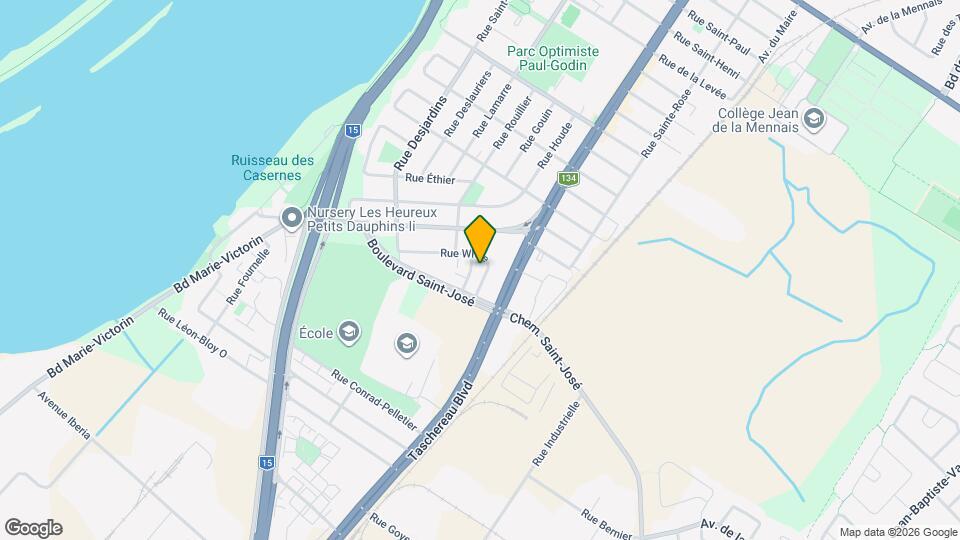 1005-1015 De La Commune Rue Map and Location Details