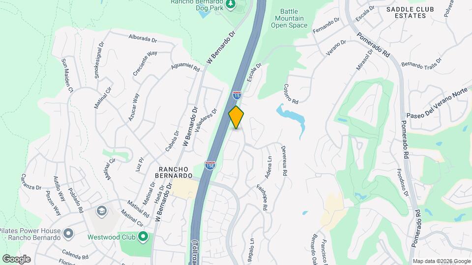 17955 Caminito Pinero, Unit 185 Map and Location Details