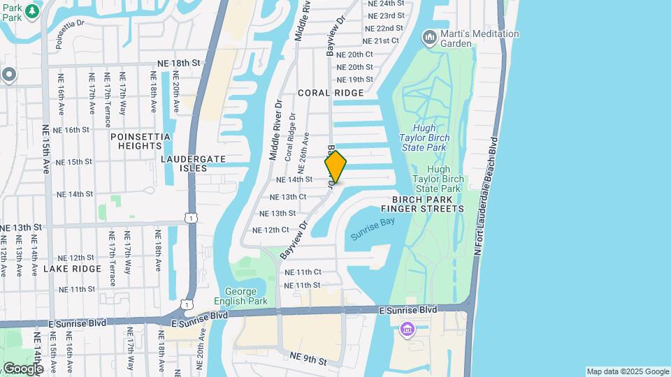 1354 Bayview Dr Map and Location Details