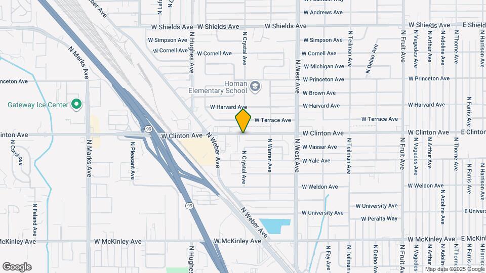 1715 W Clinton Ave Mapa y Detalles de la Ubicación