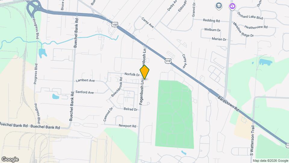 4507 Fegenbush Ln Map and Location Details