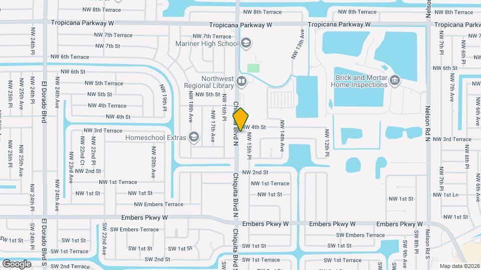 303 Chiquita Blvd N Map and Location Details