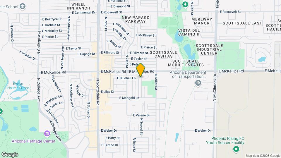 1815 N Daffodil St Map and Location Details