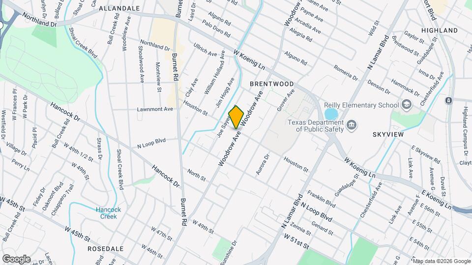 5410 Woodrow Ave Mapa y Detalles de la Ubicación