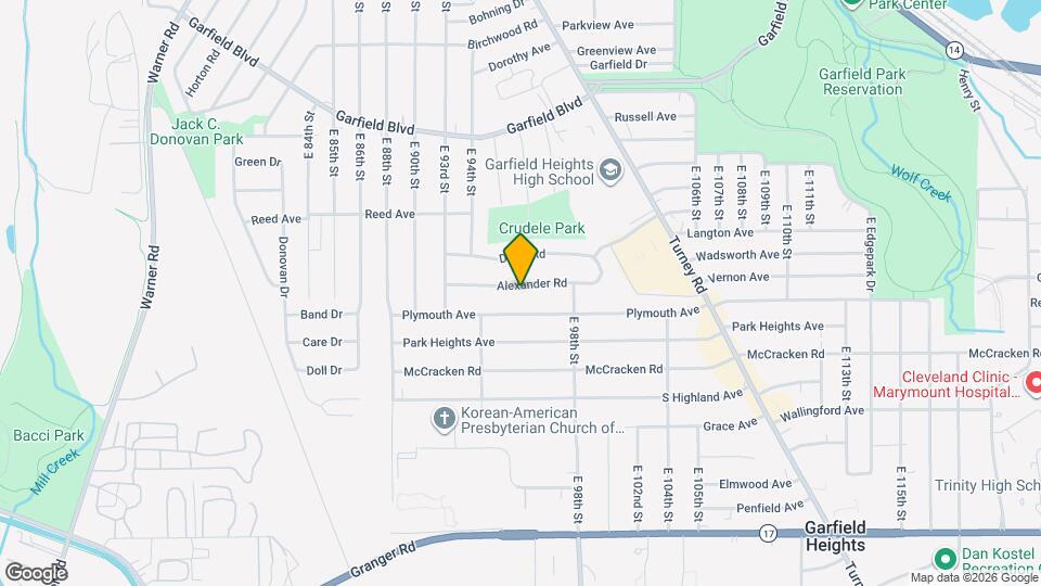 9516 Alexander Rd Map and Location Details