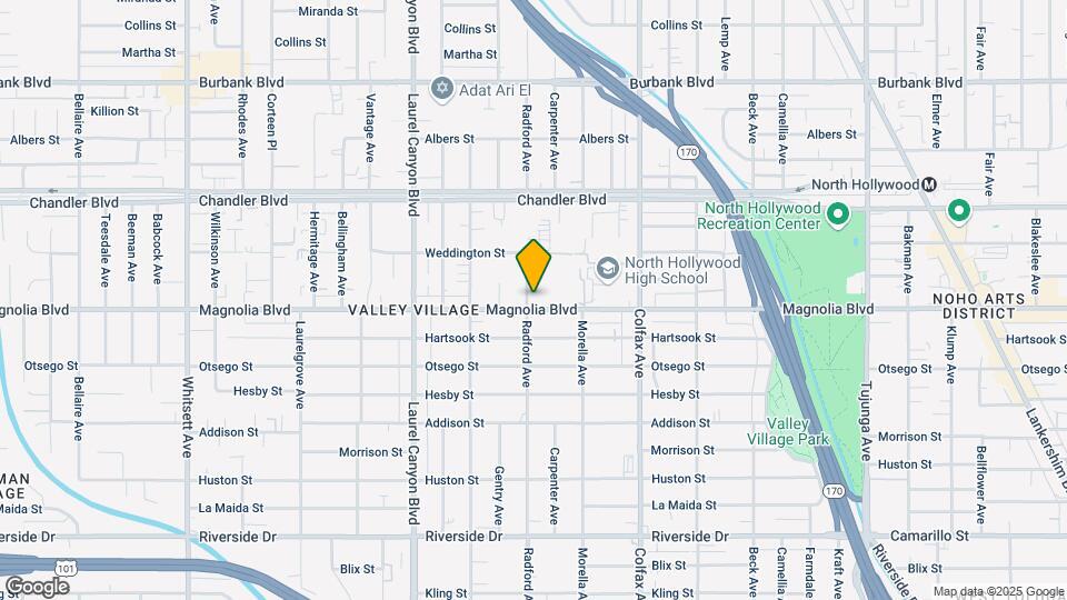 11865 W Magnolia Blvd, Unit 6 Map and Location Details
