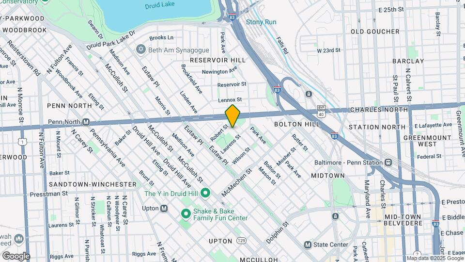 1818 Bolton St Map and Location Details