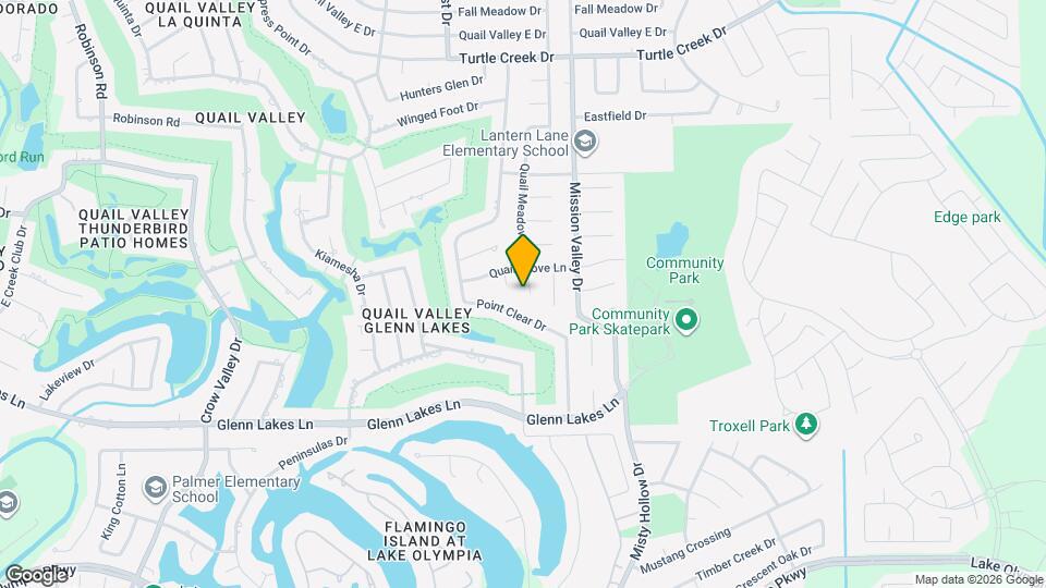 3818 Quail Meadow Dr Map and Location Details