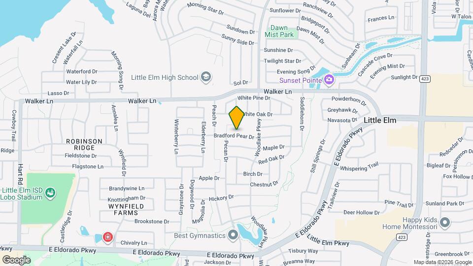 2217 Bradford Pear Dr Map and Location Details