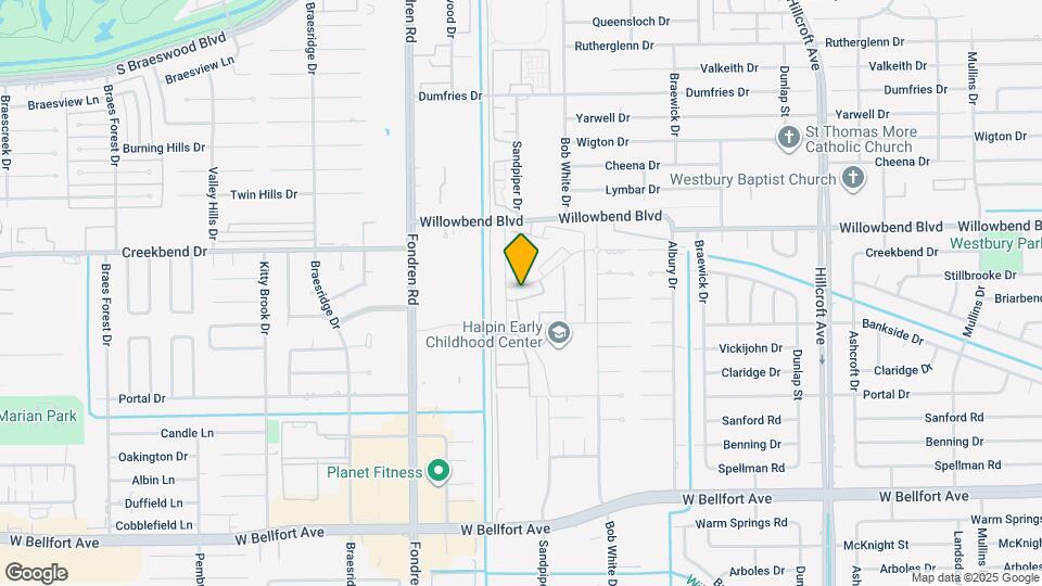 10813 Sandpiper Dr Map and Location Details