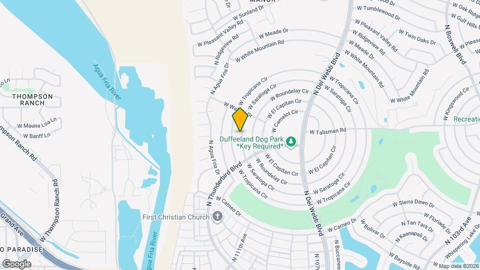 10814 W Saratoga Cir Mapa y Detalles de la Ubicación