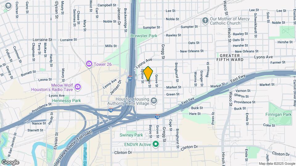 1319 Bayou St Map and Location Details