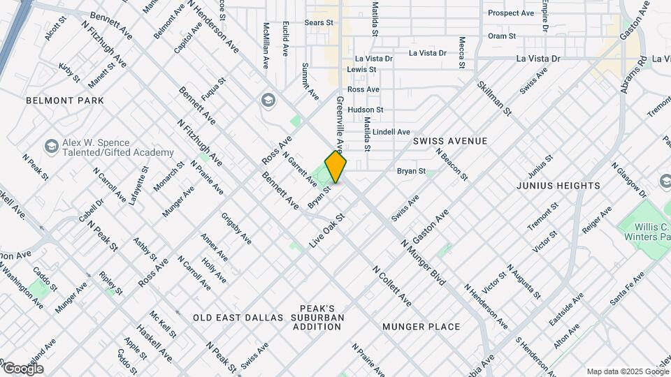 5114 Bryan St Mapa y Detalles de la Ubicación