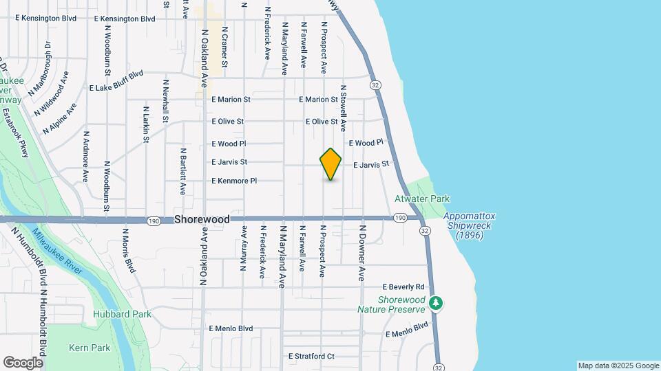 4048 N Prospect Ave Map and Location Details